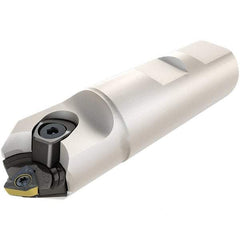 Iscar - Multimaster 0.984" Stepped Shank Milling Tip Insert Holder & Shank - 0.941" Neck Diam, T15 Neck Thread, 5.315" OAL, Steel MM S-A Tool Holder - Industrial Tool & Supply
