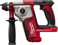 Milwaukee Tool - 18 Volt SDS Plus Chuck Cordless Rotary Hammer - 0 to 7,000 BPM, 0 to 1,300 RPM, Reversible - Industrial Tool & Supply