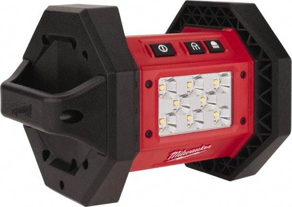 Milwaukee Tool - 18 Volts, 1300 Lumens, Cordless Work Light - 3 hr Run Time - Industrial Tool & Supply