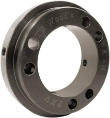 TB Wood's - 2.6" Hub, WE4 Flexible Bushed Coupling Hub - 2.6" OD, 0.88" OAL, Steel, Order 2 Hubs with Same OD & 1 Insert for Complete Coupling - Industrial Tool & Supply