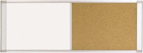 MasterVision - 18" High x 36" Wide Combination, Bulletin/Magnetic Dry Erase - Steel - Industrial Tool & Supply