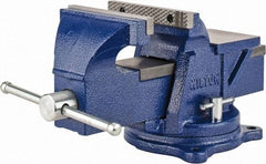 Wilton - 6" Jaw Width, 6" Opening Capacity, 3" Throat Depth, Steel Swivel Bench Vise - Bolt Down Base Attachment - Industrial Tool & Supply