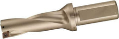 Sumitomo - 89mm Max Drill Depth, 2xD, 42mm Diam, Indexable Insert Drill - 2 Inserts, 40mm Shank Diam, Whistle Notch Shank - Industrial Tool & Supply