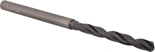 Sumitomo - #3 135° Solid Carbide Jobber Drill - TiAlCr/TiSi Finish, 3.937" OAL - Industrial Tool & Supply