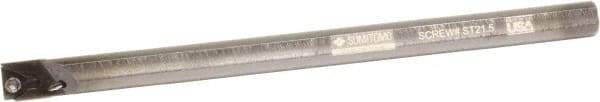Sumitomo - 1.2" Min Bore Diam, 12" OAL, 1" Shank Diam, A-STFP Indexable Boring Bar - TPMT 32.52 Insert, Screw Holding Method - Industrial Tool & Supply