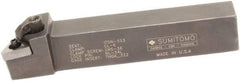 Sumitomo - MTJN, Right Hand Cut, -3° Lead Angle, 1-1/4" Shank Height x 1-1/4" Shank Width, Negative Rake Indexable Turning Toolholder - 7" OAL, TNMG 43 Insert Compatibility, Series Multi-Option - Industrial Tool & Supply