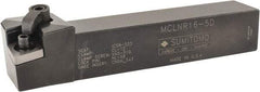 Sumitomo - MCLN, Right Hand Cut, -5° Lead Angle, 1" Shank Height x 1" Shank Width, Negative Rake Indexable Turning Toolholder - 6" OAL, CNMG 543 Insert Compatibility, Series Multi-Option - Industrial Tool & Supply