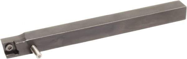Sumitomo - SCAC, Left Hand Cut, 0° Lead Angle, 3/8" Shank Height x 3/8" Shank Width, Neutral Rake Indexable Turning Toolholder - 4-1/2" OAL, CC.. 21.51 Insert Compatibility, Series Screw Lock - Industrial Tool & Supply