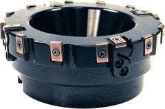 Sumitomo - 8 Inserts, 2.352" Cut Diam, 1" Arbor Diam, Indexable Square-Shoulder Face Mill - 2" High, LNGX 1605.. Insert Compatibility, Series SumiMill - Industrial Tool & Supply