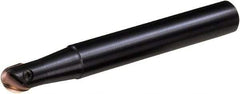 Sumitomo - 3/4" Cut Diam, 0.572" Max Depth of Cut, 1" Shank Diam, 7.546" OAL, Indexable Ball Nose End Mill - 5.265" Head Length, Straight Shank, WBMF Toolholder, ZPGU3S Insert - Industrial Tool & Supply