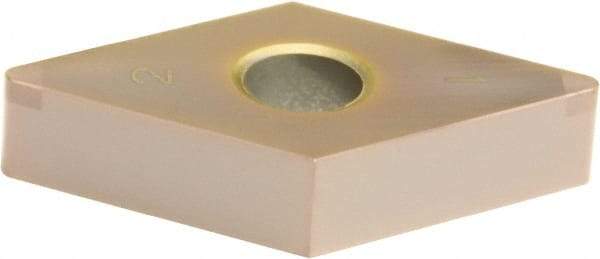 Sumitomo - 2NC-DNGA432 Grade BNC160 PCBN Turning Insert - TiN Finish, 55° Diamond, 1/2" Inscr Circle, 3/16" Thick, 1/32" Corner Radius - Industrial Tool & Supply