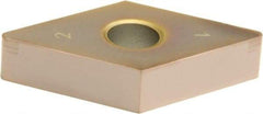 Sumitomo - 2NC-DNGA433 Grade BNC100 PCBN Turning Insert - TiCN Finish, 55° Diamond, 1/2" Inscr Circle, 3/16" Thick, 3/64" Corner Radius - Industrial Tool & Supply
