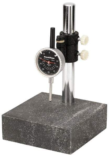 TESA Brown & Sharpe - Indicator and Base Kit - Include Black Face Indicator, Stand - Industrial Tool & Supply