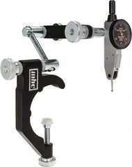TESA Brown & Sharpe - 0.0005" Graduation, 0.03" Max Meas, 0-15-0 Dial Reading, Indicator & Base Kit - 2-1/2" Base Length x 3/8" Base Diam, 1" Dial Diam - Industrial Tool & Supply