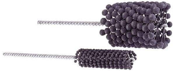 Brush Research Mfg. - 3/8" Bore Diam, 320 Grit, Silicon Carbide Flexible Hone - Extra Fine, 8" OAL - Industrial Tool & Supply