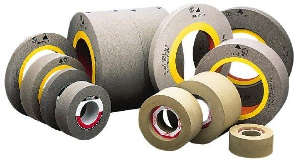 Camel Grinding Wheels - 24" Diam x 12" Hole x 8" Wide Centerless & Cylindrical Grinding Wheel - 80 Grit, Aluminum Oxide, Type 1, Medium Grade, Vitrified Bond, No Recess - Industrial Tool & Supply