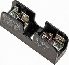 Ferraz Shawmut - 1 Pole, 10 to 14 AWG, 600 VAC/VDC, 30 Amp, DIN Rail Mount, Screw Mount Fuse Block - 13/32 Inch Diameter x 1-1/2 Inch Fuse Length, 3.04 Inch Long x 0.85 Inch Wide x 1.31 Inch High Block - Industrial Tool & Supply