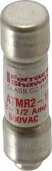 Ferraz Shawmut - 600 VAC/VDC, 2.5 Amp, Fast-Acting General Purpose Fuse - Clip Mount, 1-1/2" OAL, 100 at DC, 200 at AC kA Rating, 13/32" Diam - Industrial Tool & Supply