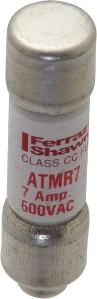 Ferraz Shawmut - 600 VAC/VDC, 7 Amp, Fast-Acting General Purpose Fuse - Clip Mount, 1-1/2" OAL, 100 at DC, 200 at AC kA Rating, 13/32" Diam - Industrial Tool & Supply