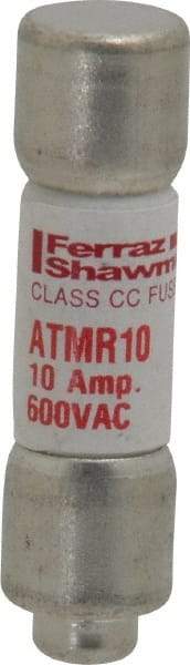 Ferraz Shawmut - 600 VAC/VDC, 10 Amp, Fast-Acting General Purpose Fuse - Clip Mount, 1-1/2" OAL, 100 at DC, 200 at AC kA Rating, 13/32" Diam - Industrial Tool & Supply