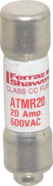 Ferraz Shawmut - 600 VAC/VDC, 20 Amp, Fast-Acting General Purpose Fuse - Clip Mount, 1-1/2" OAL, 100 at DC, 200 at AC kA Rating, 13/32" Diam - Industrial Tool & Supply