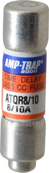 Ferraz Shawmut - 300 VDC, 600 VAC, 0.8 Amp, Time Delay General Purpose Fuse - Clip Mount, 1-1/2" OAL, 100 at DC, 200 at AC kA Rating, 13/32" Diam - Industrial Tool & Supply