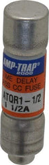 Ferraz Shawmut - 300 VDC, 600 VAC, 1.5 Amp, Time Delay General Purpose Fuse - Clip Mount, 1-1/2" OAL, 100 at DC, 200 at AC kA Rating, 13/32" Diam - Industrial Tool & Supply