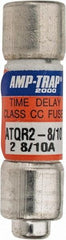 Ferraz Shawmut - 300 VDC, 600 VAC, 2.8 Amp, Time Delay General Purpose Fuse - Clip Mount, 1-1/2" OAL, 100 at DC, 200 at AC kA Rating, 13/32" Diam - Industrial Tool & Supply