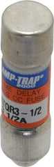 Ferraz Shawmut - 300 VDC, 600 VAC, 3.5 Amp, Time Delay General Purpose Fuse - Clip Mount, 1-1/2" OAL, 100 at DC, 200 at AC kA Rating, 13/32" Diam - Industrial Tool & Supply