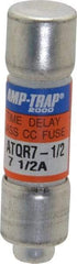 Ferraz Shawmut - 300 VDC, 600 VAC, 7.5 Amp, Time Delay General Purpose Fuse - Clip Mount, 1-1/2" OAL, 100 at DC, 200 at AC kA Rating, 13/32" Diam - Industrial Tool & Supply