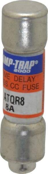 Ferraz Shawmut - 300 VDC, 600 VAC, 8 Amp, Time Delay General Purpose Fuse - Clip Mount, 1-1/2" OAL, 100 at DC, 200 at AC kA Rating, 13/32" Diam - Industrial Tool & Supply