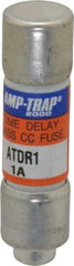 Ferraz Shawmut - 300 VDC, 600 VAC, 1 Amp, Time Delay General Purpose Fuse - Clip Mount, 1-1/2" OAL, 100 at DC, 200 at AC kA Rating, 13/32" Diam - Industrial Tool & Supply