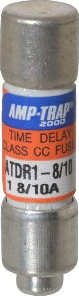 Ferraz Shawmut - 300 VDC, 600 VAC, 1.8 Amp, Time Delay General Purpose Fuse - Clip Mount, 1-1/2" OAL, 100 at DC, 200 at AC kA Rating, 13/32" Diam - Industrial Tool & Supply