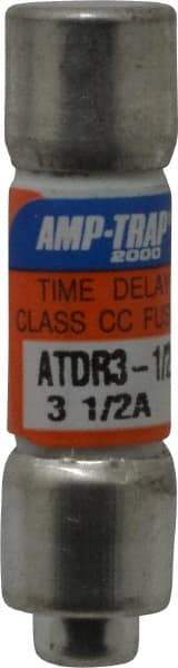 Ferraz Shawmut - 300 VDC, 600 VAC, 3.5 Amp, Time Delay General Purpose Fuse - Clip Mount, 1-1/2" OAL, 100 at DC, 200 at AC kA Rating, 13/32" Diam - Industrial Tool & Supply