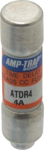 Ferraz Shawmut - 300 VDC, 600 VAC, 4 Amp, Time Delay General Purpose Fuse - Clip Mount, 1-1/2" OAL, 100 at DC, 200 at AC kA Rating, 13/32" Diam - Industrial Tool & Supply