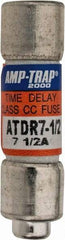 Ferraz Shawmut - 300 VDC, 600 VAC, 7.5 Amp, Time Delay General Purpose Fuse - Clip Mount, 1-1/2" OAL, 100 at DC, 200 at AC kA Rating, 13/32" Diam - Industrial Tool & Supply