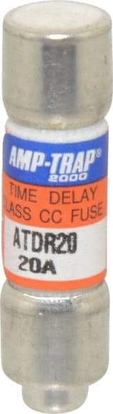 Ferraz Shawmut - 300 VDC, 600 VAC, 20 Amp, Time Delay General Purpose Fuse - Clip Mount, 1-1/2" OAL, 100 at DC, 200 at AC kA Rating, 13/32" Diam - Industrial Tool & Supply
