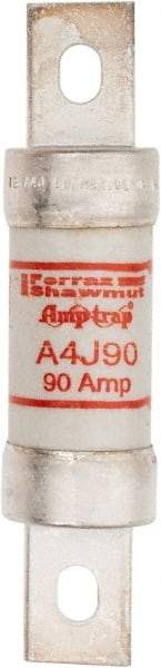 Ferraz Shawmut - 300 VDC, 600 VAC, 90 Amp, Fast-Acting General Purpose Fuse - Clip Mount, 4-5/8" OAL, 100 at DC, 200 at AC kA Rating, 1-1/8" Diam - Industrial Tool & Supply