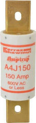 Ferraz Shawmut - 300 VDC, 600 VAC, 150 Amp, Fast-Acting General Purpose Fuse - Clip Mount, 5-3/4" OAL, 100 at DC, 200 at AC kA Rating, 1-5/8" Diam - Industrial Tool & Supply