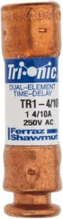 Ferraz Shawmut - 250 VAC/VDC, 1.4 Amp, Time Delay General Purpose Fuse - Clip Mount, 50.8mm OAL, 20 at DC, 200 at AC kA Rating, 9/16" Diam - Industrial Tool & Supply