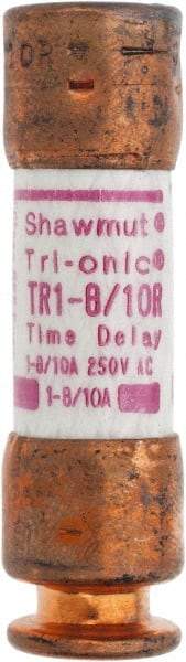 Ferraz Shawmut - 250 VAC/VDC, 1.8 Amp, Time Delay General Purpose Fuse - Clip Mount, 50.8mm OAL, 20 at DC, 200 at AC kA Rating, 9/16" Diam - Industrial Tool & Supply