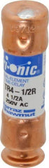 Ferraz Shawmut - 160 VDC, 250 VAC, 4.5 Amp, Time Delay General Purpose Fuse - Clip Mount, 50.8mm OAL, 20 at DC, 200 at AC kA Rating, 9/16" Diam - Industrial Tool & Supply