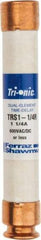 Ferraz Shawmut - 600 VAC/VDC, 1.25 Amp, Time Delay General Purpose Fuse - Clip Mount, 127mm OAL, 20 at DC, 200 at AC kA Rating, 13/16" Diam - Industrial Tool & Supply