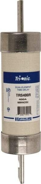 Ferraz Shawmut - 600 VAC/VDC, 400 Amp, Time Delay General Purpose Fuse - Clip Mount, 11-5/8" OAL, 100 at DC, 200 at AC kA Rating, 2-9/16" Diam - Industrial Tool & Supply