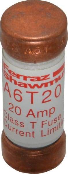Ferraz Shawmut - 300 VDC, 600 VAC, 20 Amp, Fast-Acting General Purpose Fuse - Clip Mount, 1-1/2" OAL, 100 at DC, 200 at AC kA Rating, 9/16" Diam - Industrial Tool & Supply