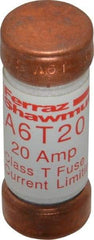 Ferraz Shawmut - 300 VDC, 600 VAC, 20 Amp, Fast-Acting General Purpose Fuse - Clip Mount, 1-1/2" OAL, 100 at DC, 200 at AC kA Rating, 9/16" Diam - Industrial Tool & Supply