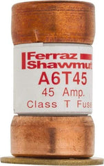 Ferraz Shawmut - 300 VDC, 600 VAC, 45 Amp, Fast-Acting General Purpose Fuse - Clip Mount, 1-9/16" OAL, 100 at DC, 200 at AC kA Rating, 13/16" Diam - Industrial Tool & Supply