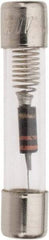 Ferraz Shawmut - 250 VAC, 0.1 Amp, Time Delay Miniature Glass Fuse - Clip Mount, 1-1/4" OAL, 1/4" Diam - Industrial Tool & Supply