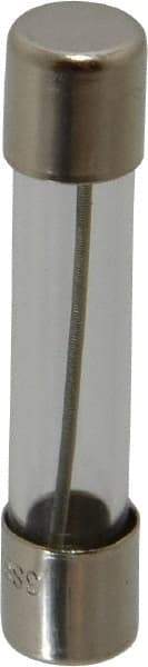 Ferraz Shawmut - 250 VAC, 0.3 Amp, Time Delay Miniature Glass Fuse - Clip Mount, 1-1/4" OAL, 1/4" Diam - Industrial Tool & Supply