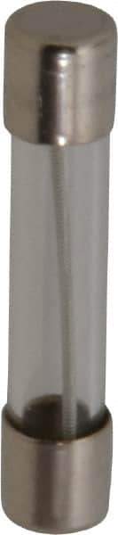 Ferraz Shawmut - 250 VAC, 0.8 Amp, Time Delay Miniature Glass Fuse - Clip Mount, 1-1/4" OAL, 1/4" Diam - Industrial Tool & Supply
